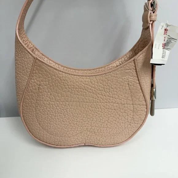 Burberry Leather Small Chess Baguette Shoulder Bag Purse Blush NWT $2190 Dust Ba - Picture 9 of 14